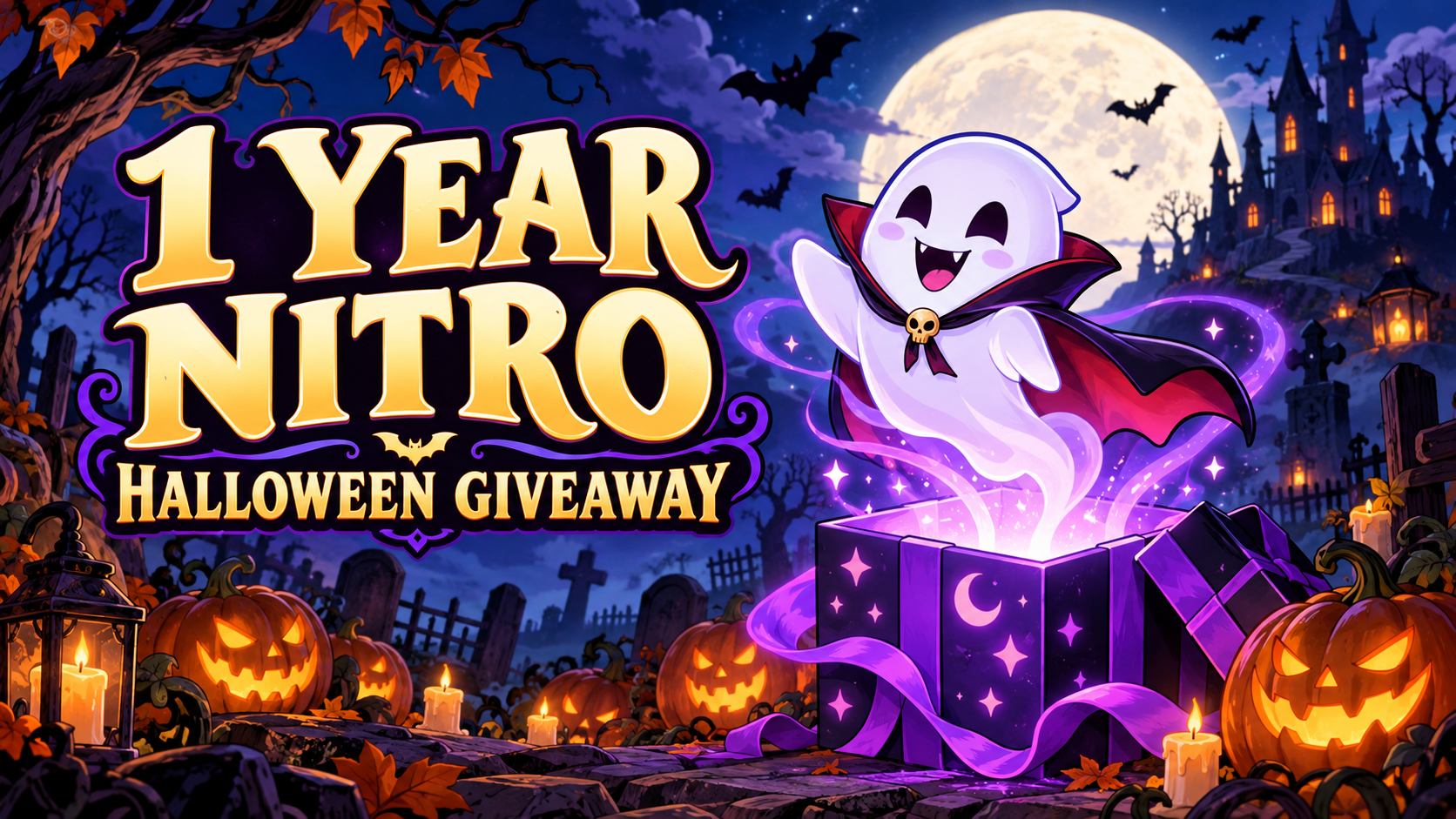 Halloween Giveaway — One Year of Nitro prize preview