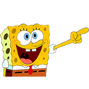 spongebobpointing